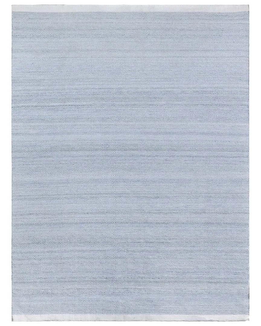 Bintan Chevron Area Rug - Light Blue