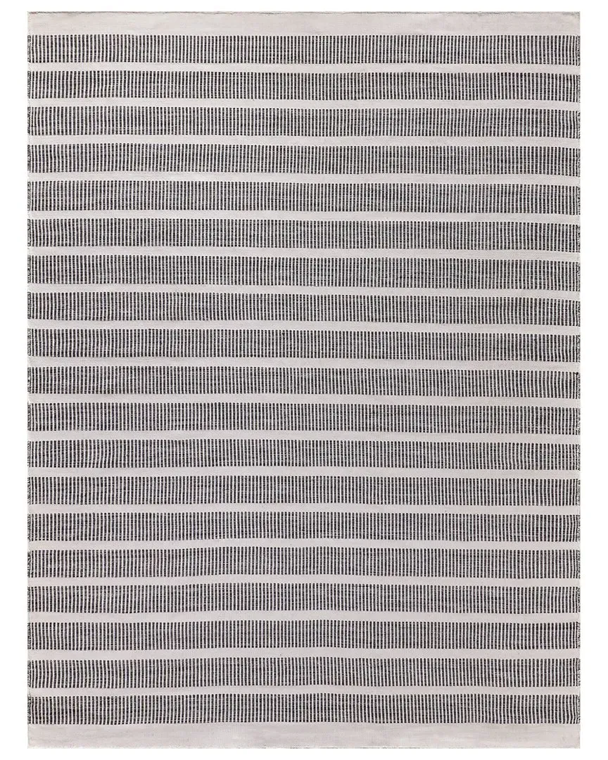 Boca Flatweave Rug - Black/Ivory image