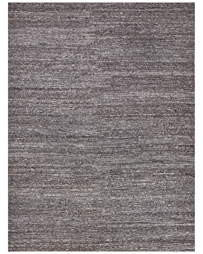 Borelli Hand-Loomed Area Rug - Dark Gray, New Zealand Wool