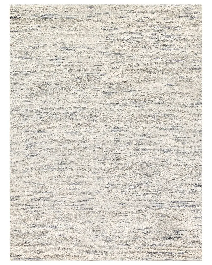 Borelli Hand-Loomed Rug - Dark Gray/Ivory, New Zealand Wool