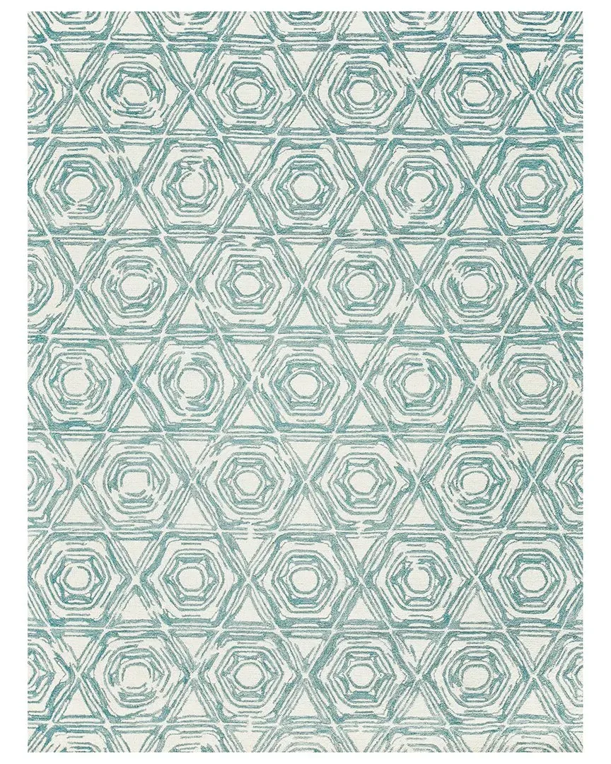 Caprice Hand-Tufted Rug - Dark Blue, New Zealand Wool