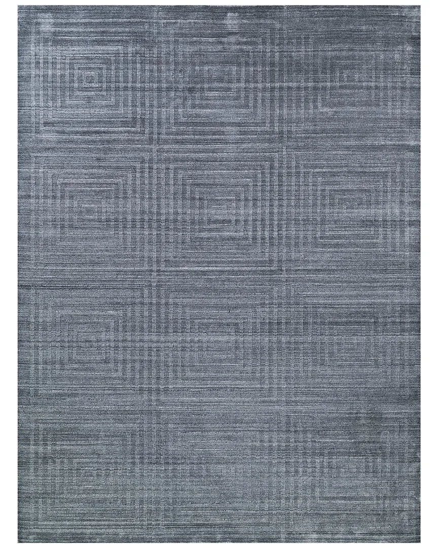 Castelli Hand-Loomed Area Rug - Charcoal, New Zealand Wool