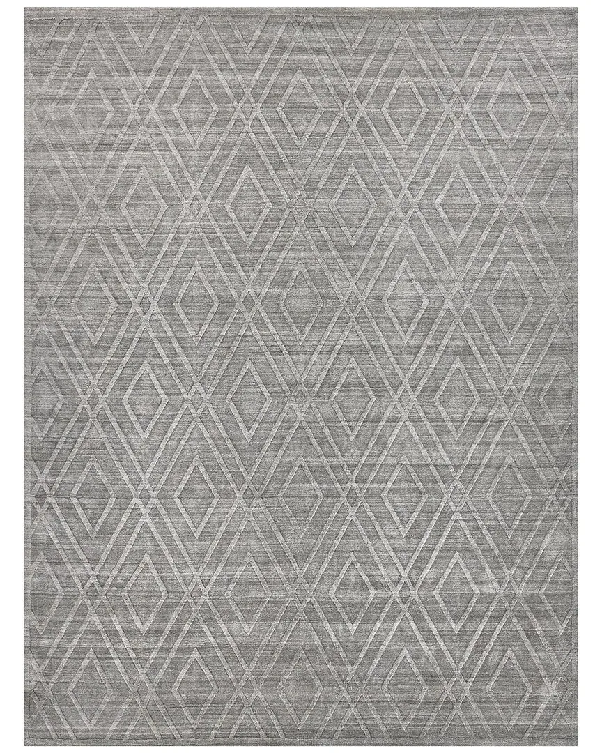 Castelli Hand-Loomed Area Rug - Gray, New Zealand Wool