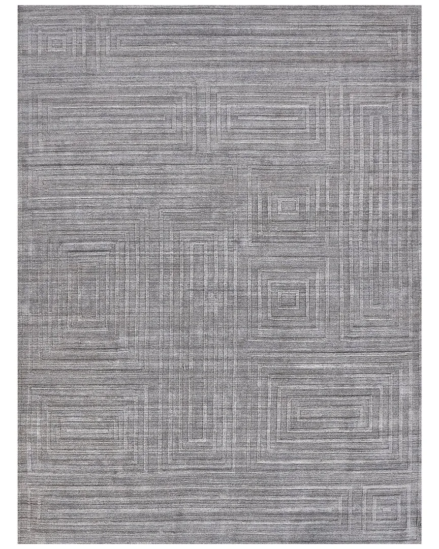 Castelli Hand-Loomed Area Rug - Grey, New Zealand Wool