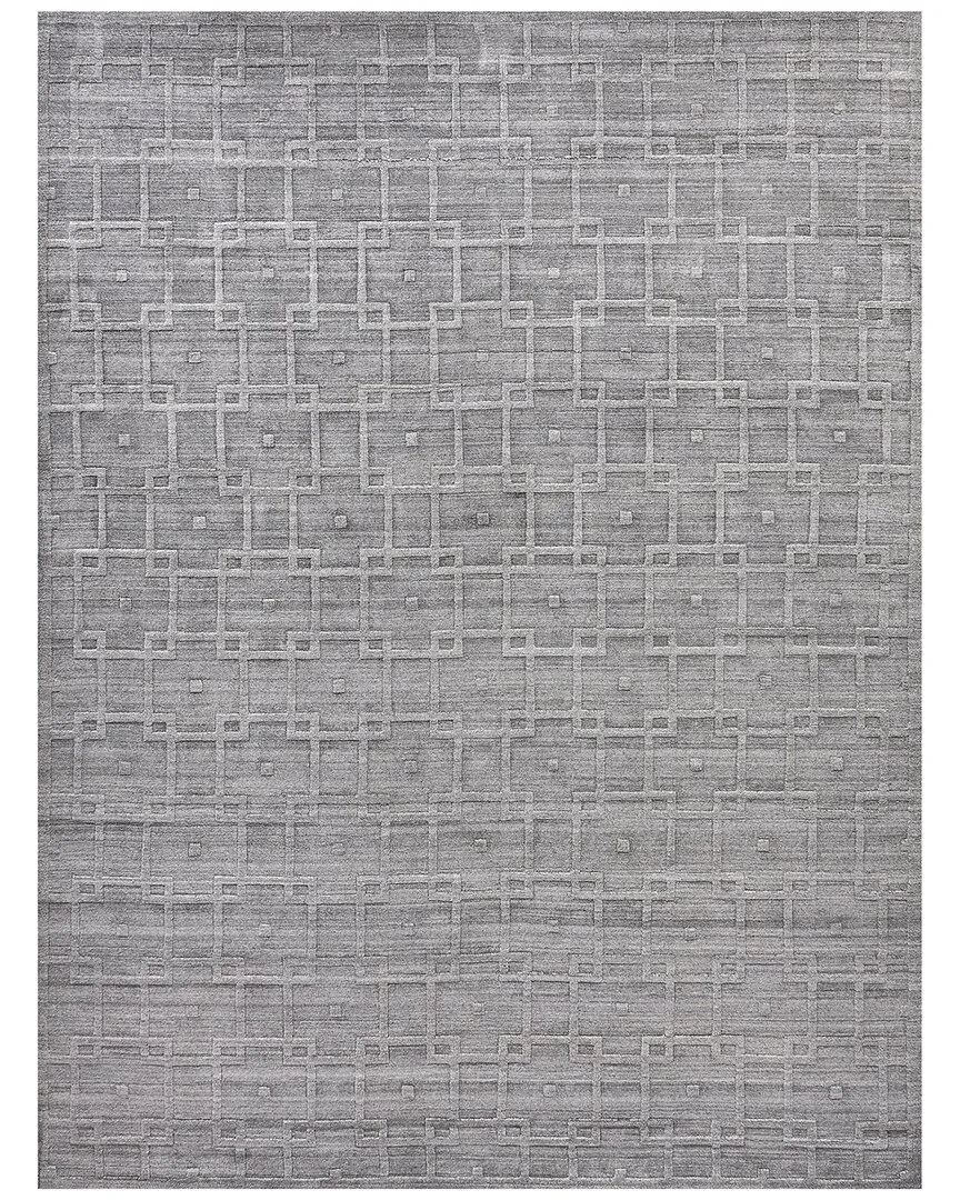 Castelli Hand-Loomed Area Rug - Grey, New Zealand Wool