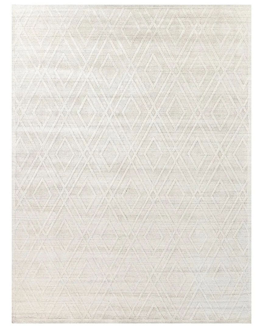 Castelli Hand-Loomed Area Rug - Ivory, New Zealand Wool