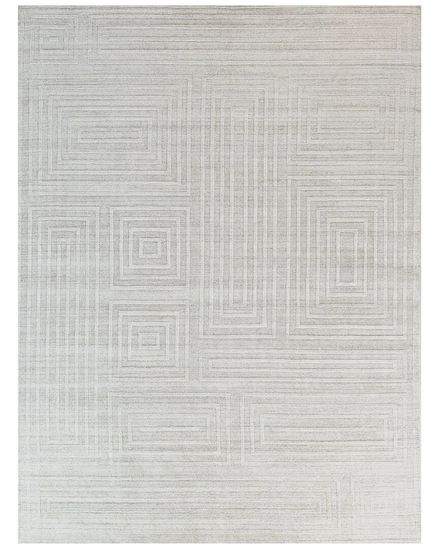 Castelli Hand-Loomed Area Rug - Ivory, New Zealand Wool