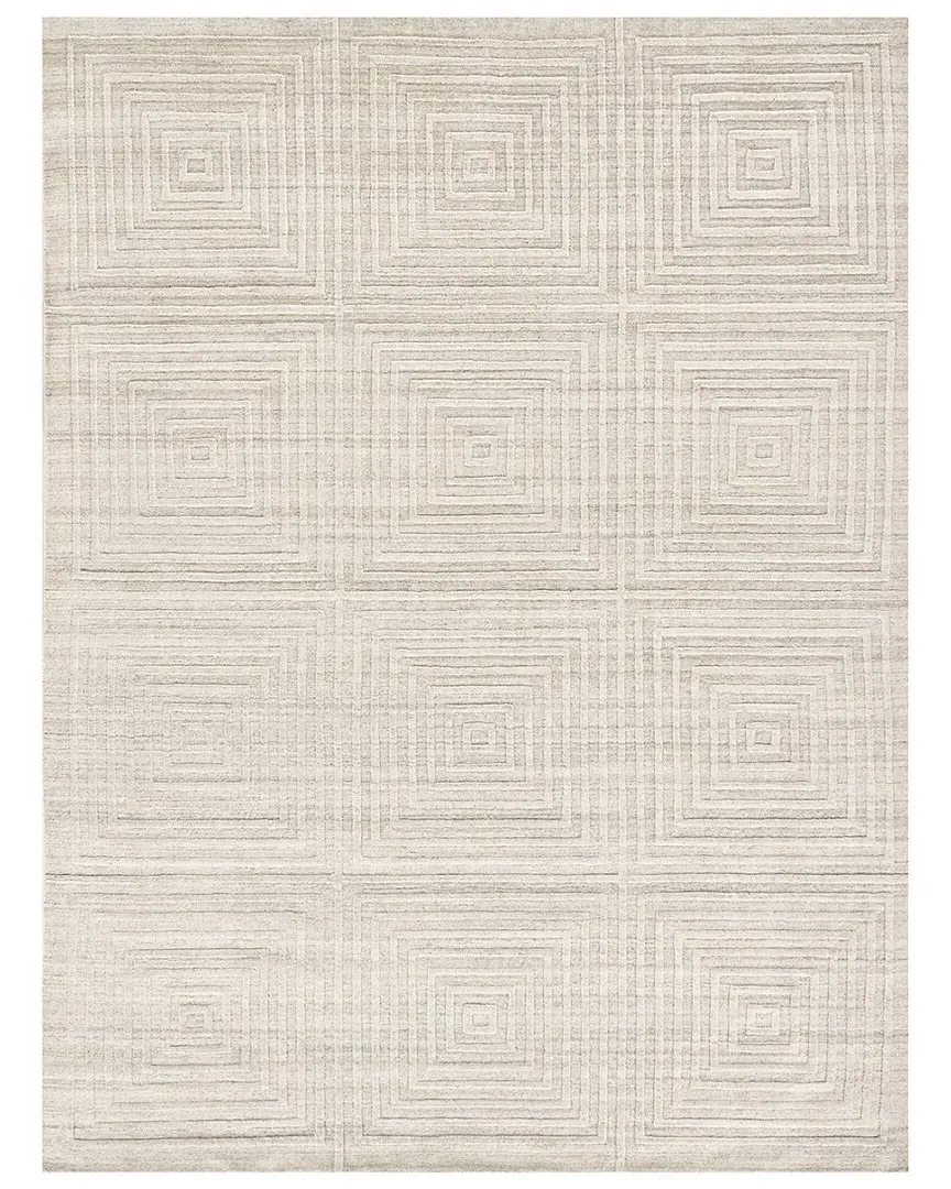 Castelli Hand-Loomed Area Rug - Ivory, New Zealand Wool