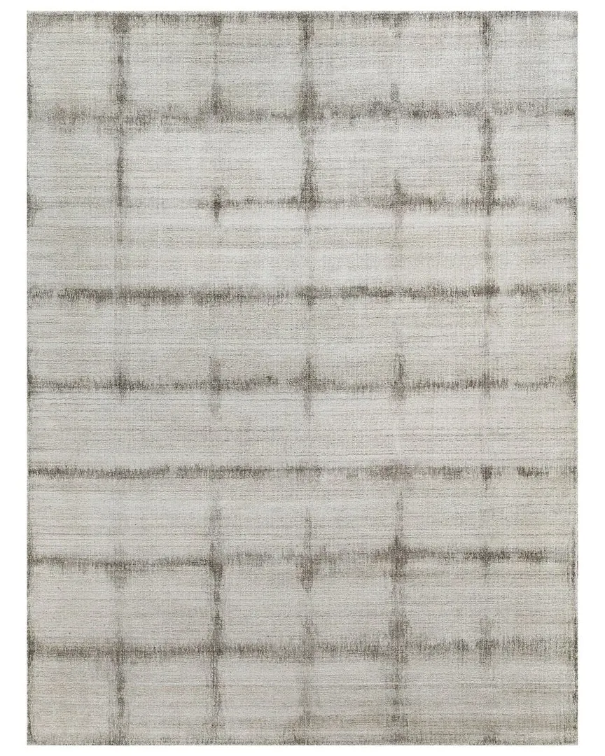 Chroma Hand-Loomed Area Rug - Charcoal, Wool Bamboo Silk image