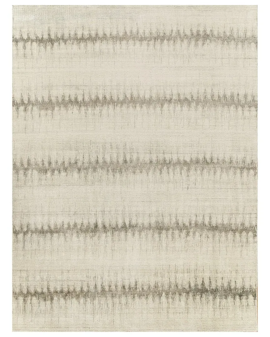Chroma Hand-Loomed Area Rug - Ivory, Wool & Bamboo Silk