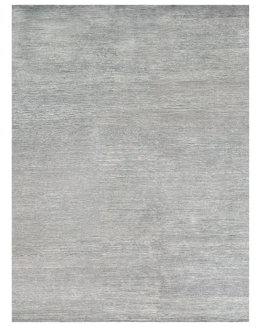 Crush Hand-Knotted Rug - Ivory, Bamboo Silk image