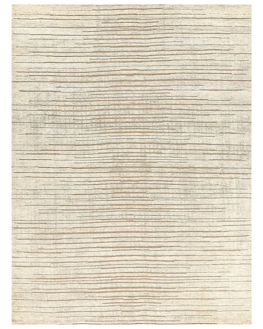 Eaton Hand Knotted Area Rug - Beige, Wool
