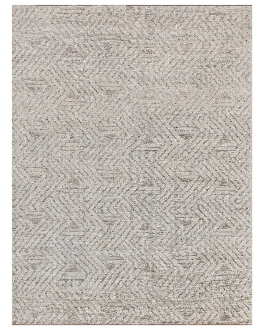 Eaton Hand Knotted Area Rug - Beige, Wool image