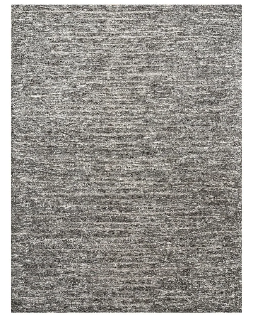 Eaton Hand Knotted Area Rug - Grey, Wool