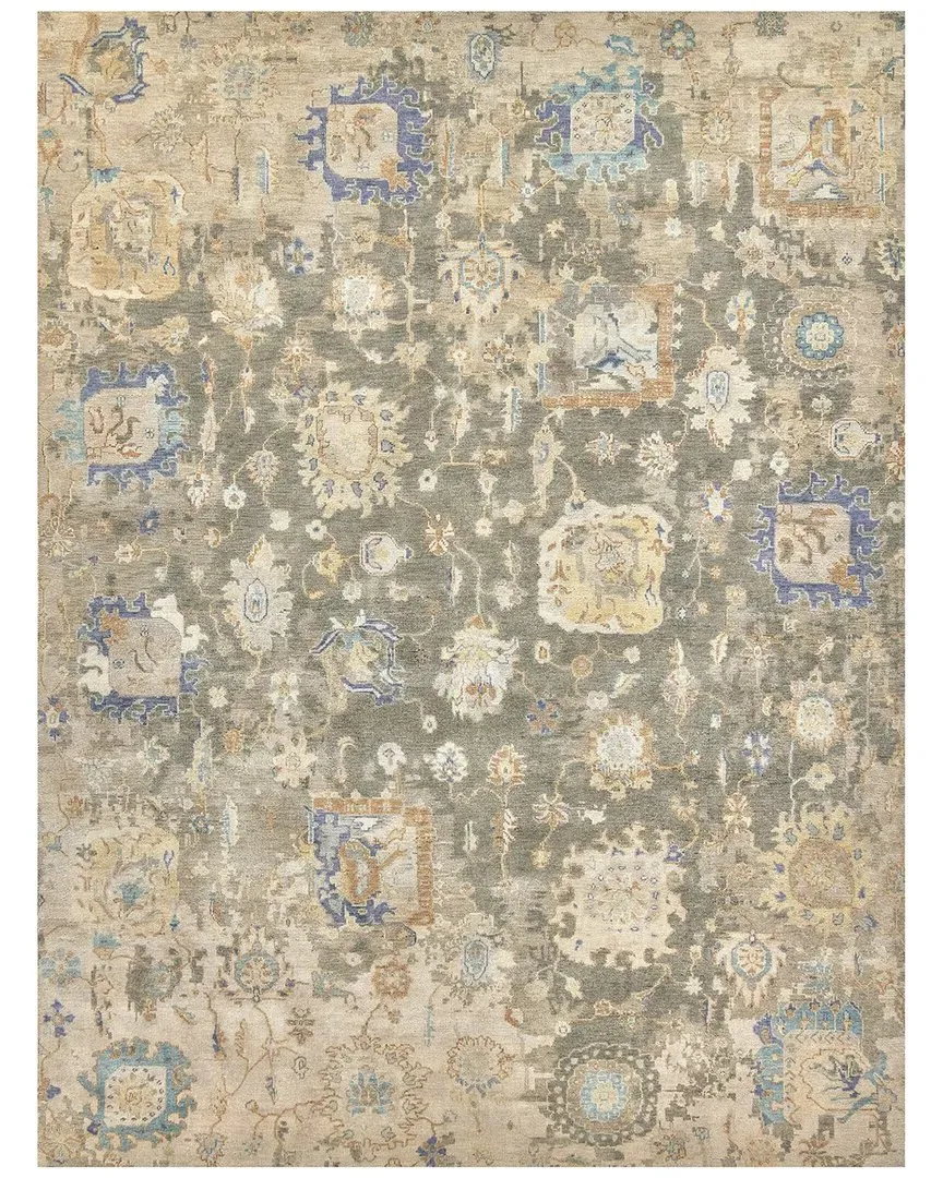 Essex Hand-Knotted New Zealand Wool Area Rug - Brown