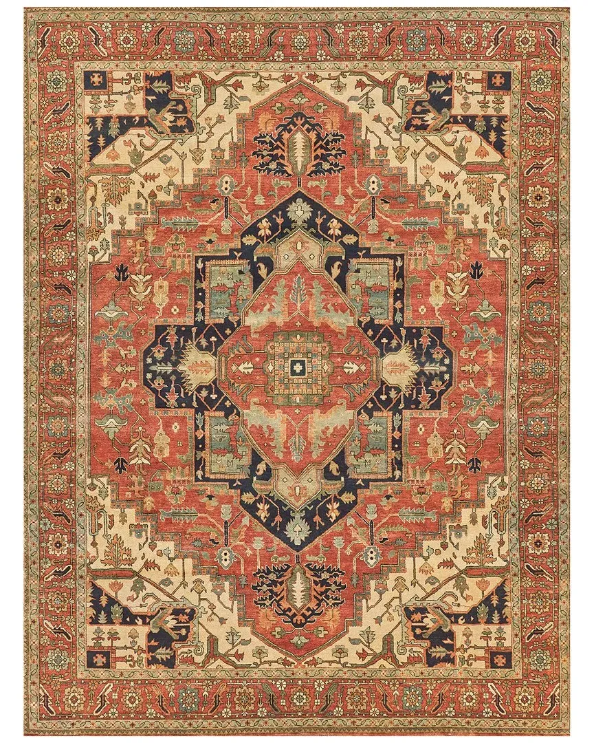 Fine Serapi Hand-Knotted Rug - Rust, New Zealand Wool image