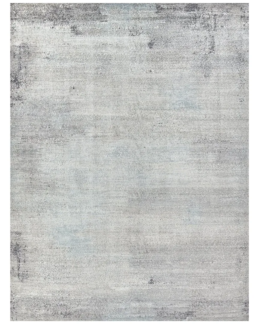 Hand-Knotted Area Rug - Ivory, Silk
