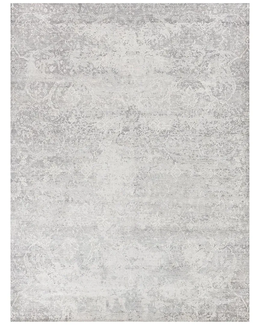 Hand-Knotted Area Rug - Ivory, Silk