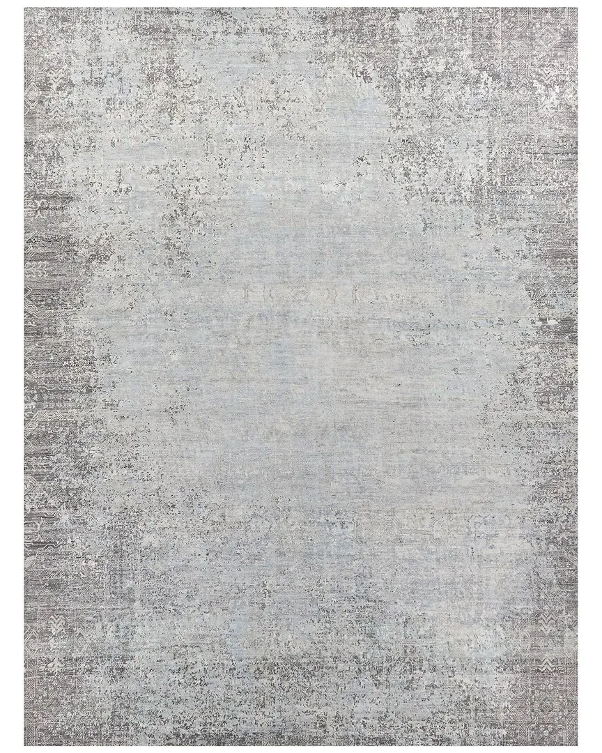 Hand-Knotted Area Rug - Ivory, Silk
