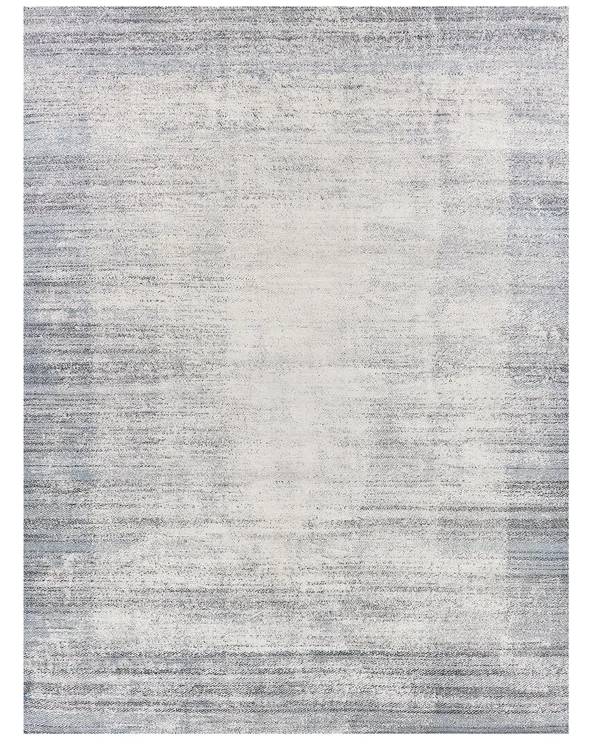 Hand-Knotted Area Rug - White, Silk