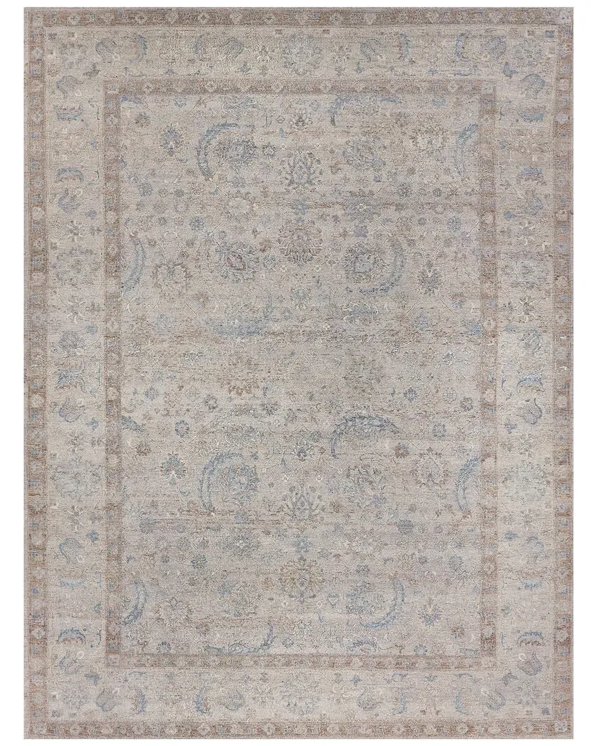 Harper Hand-Knotted Area Rug - Beige, New Zealand Wool image