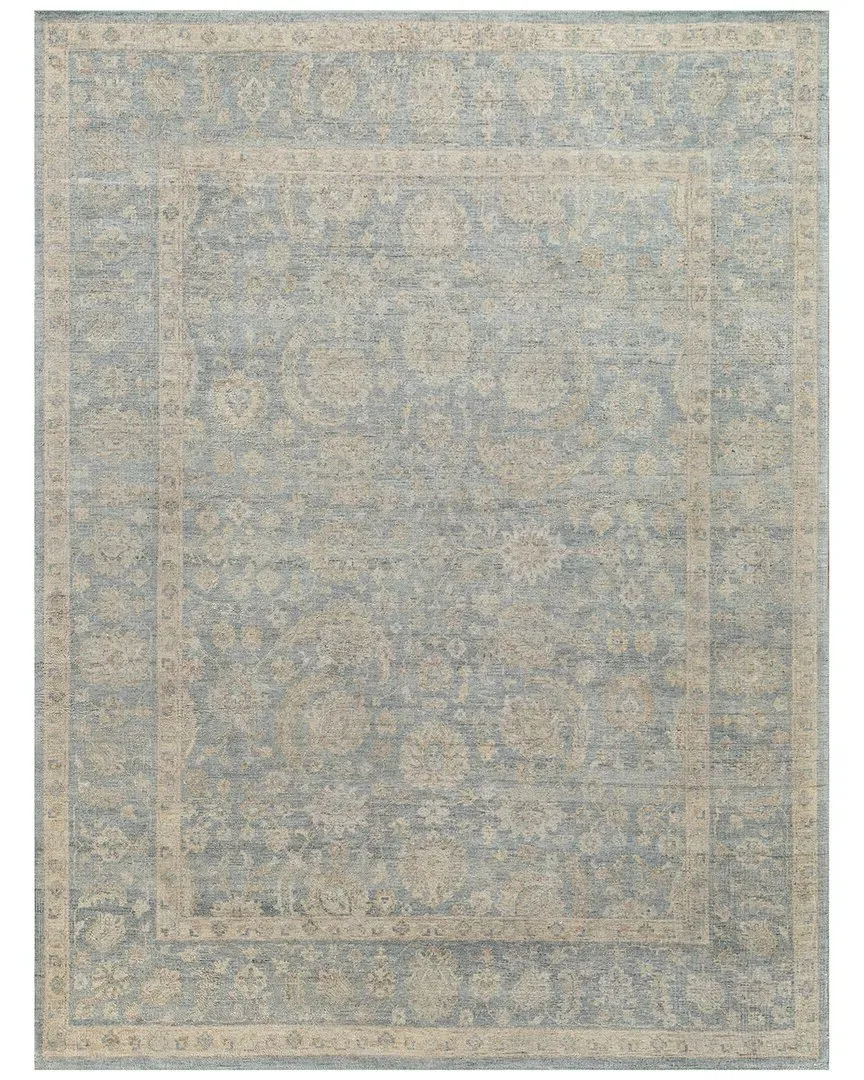 Harper Hand-Knotted Rug - Blue, New Zealand Wool