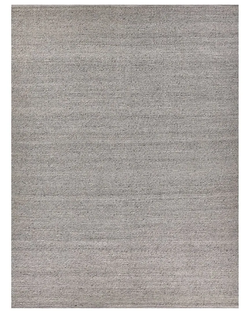 Hesse Hand-Woven Rug - Silver, Polyester Cotton