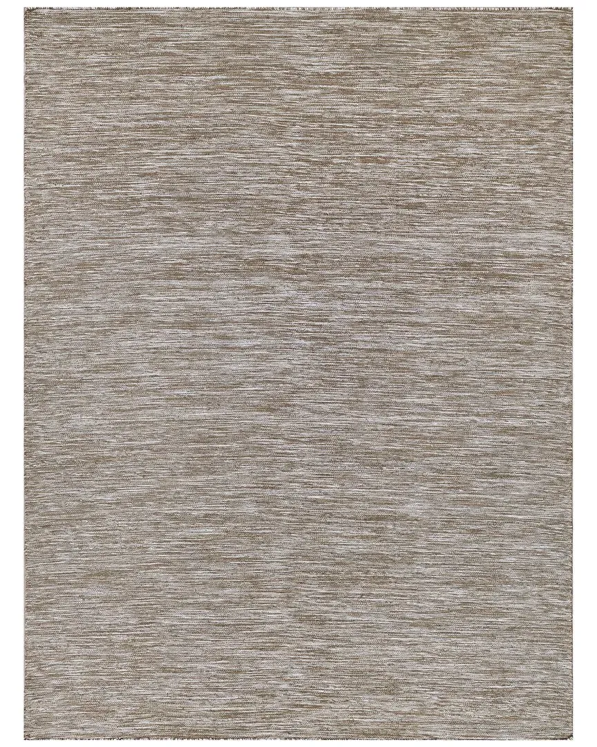 Kashmir Flatweave Rug - Brown, Ivory image