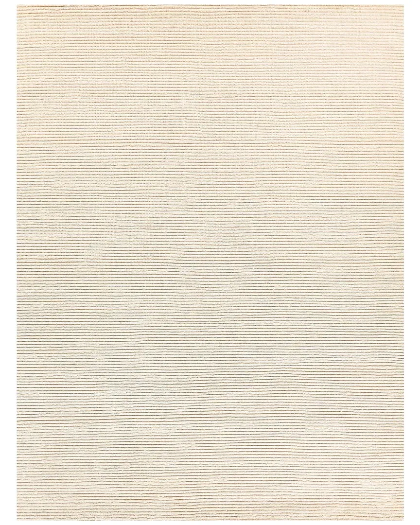 Kaza Hand-Knotted Area Rug - White, New Zealand Wool