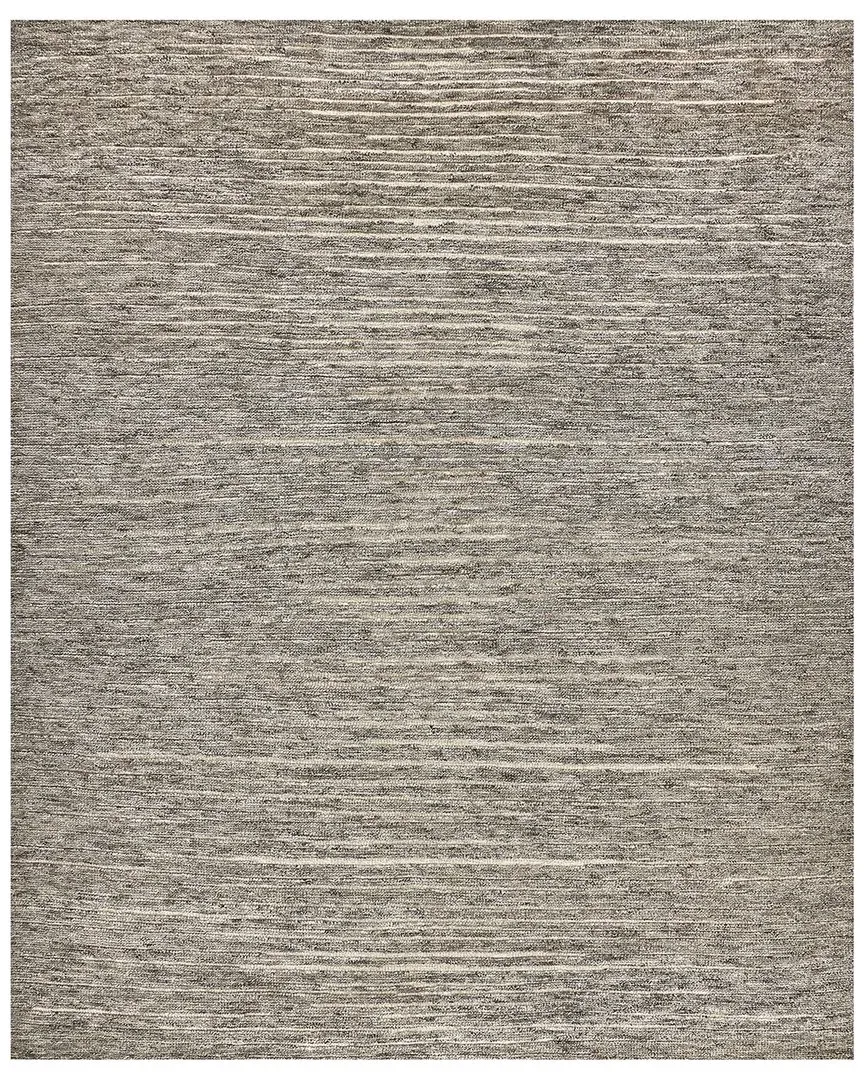 Kaza Hand-Knotted Rug - Grey, New Zealand Wool