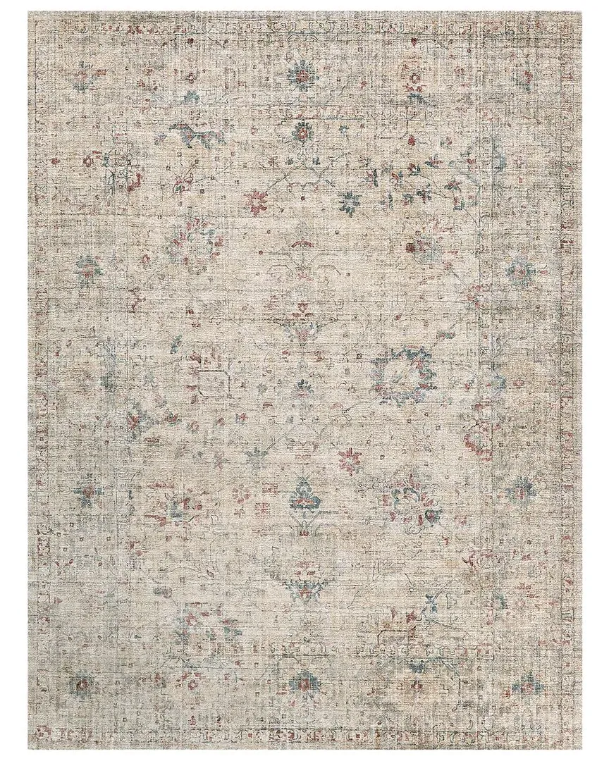 Kensington Area Rug - Beige, Wool/Bamboo Silk image