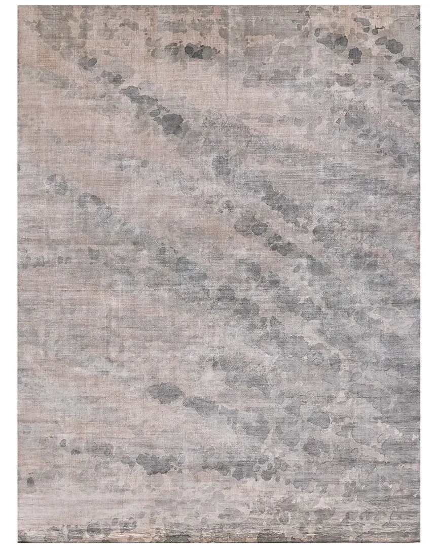 Koda Hand-Loomed Rug - Gray Multi, Bamboo Silk Blend
