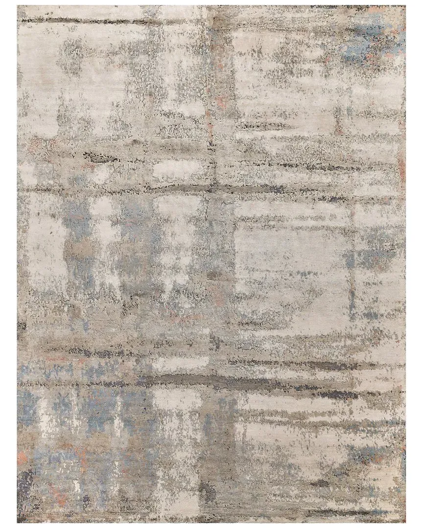 Laureno Hand-Knotted Area Rug - Multi, Bamboo Silk
