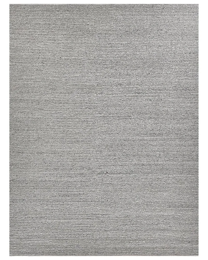 Lauryn Hand-Woven Rug - Gray, New Zealand Wool