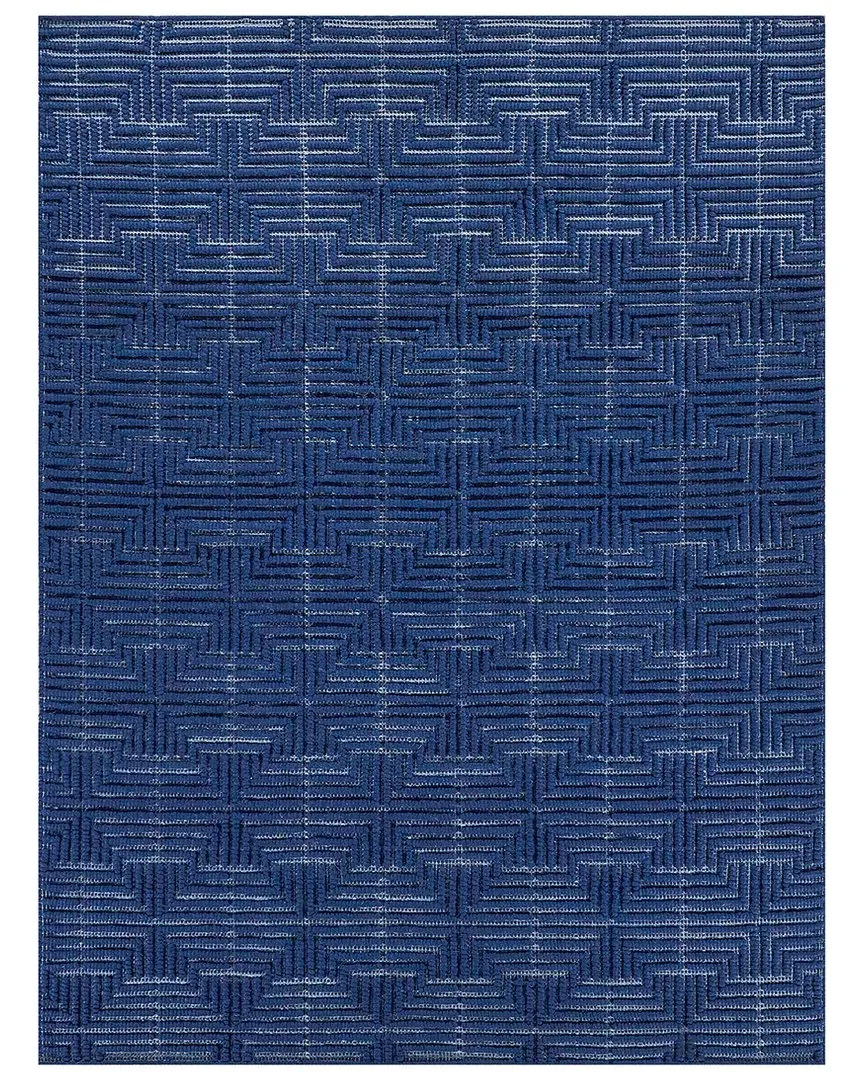 Manzoni Area Rug - Navy, New Zealand Wool