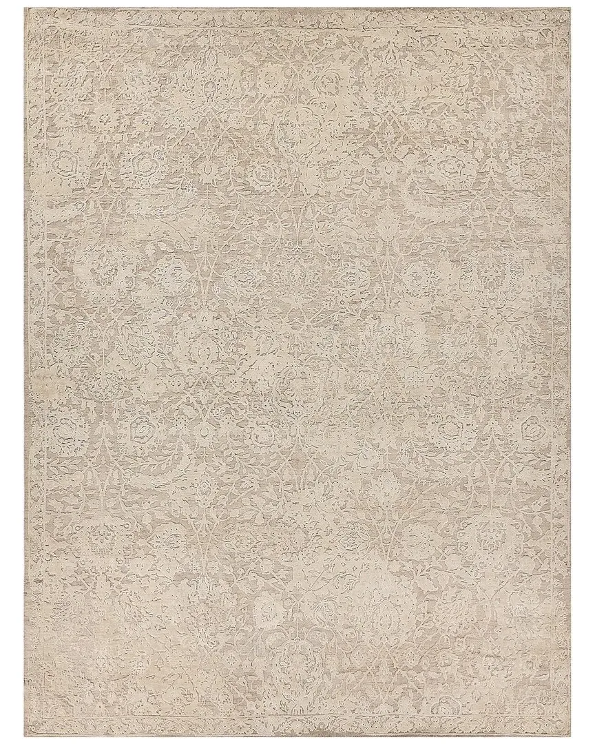 Meena Hand-Knotted Rug - Ivory, New Zealand Wool