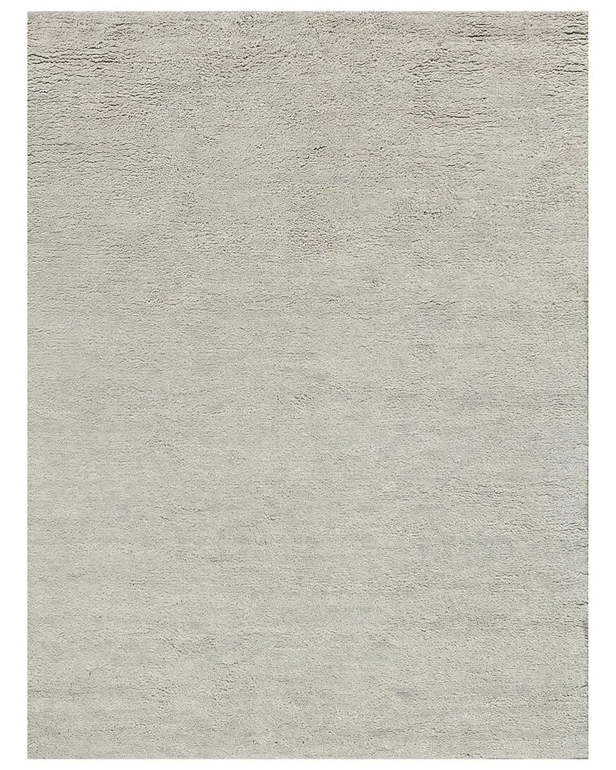 Merino Wool Area Rug - Silver