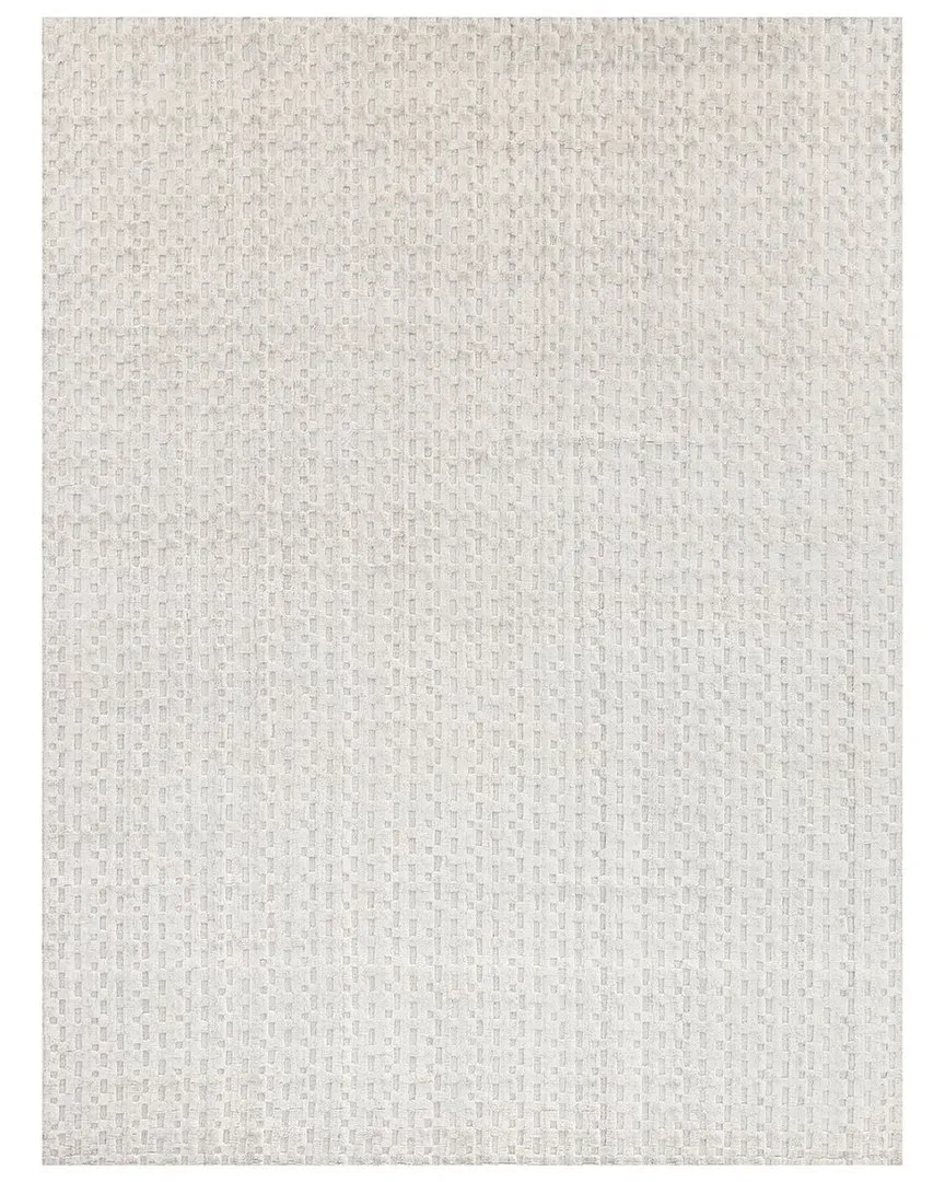 Monroe Silk Hand-Loomed Area Rug - Ivory, Bamboo Silk image