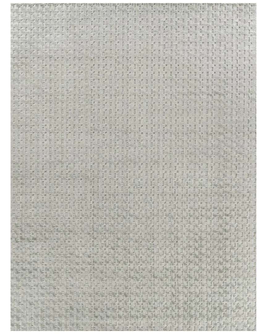 Monroe Silk Hand-Loomed Area Rug - Light Green, Bamboo Silk
