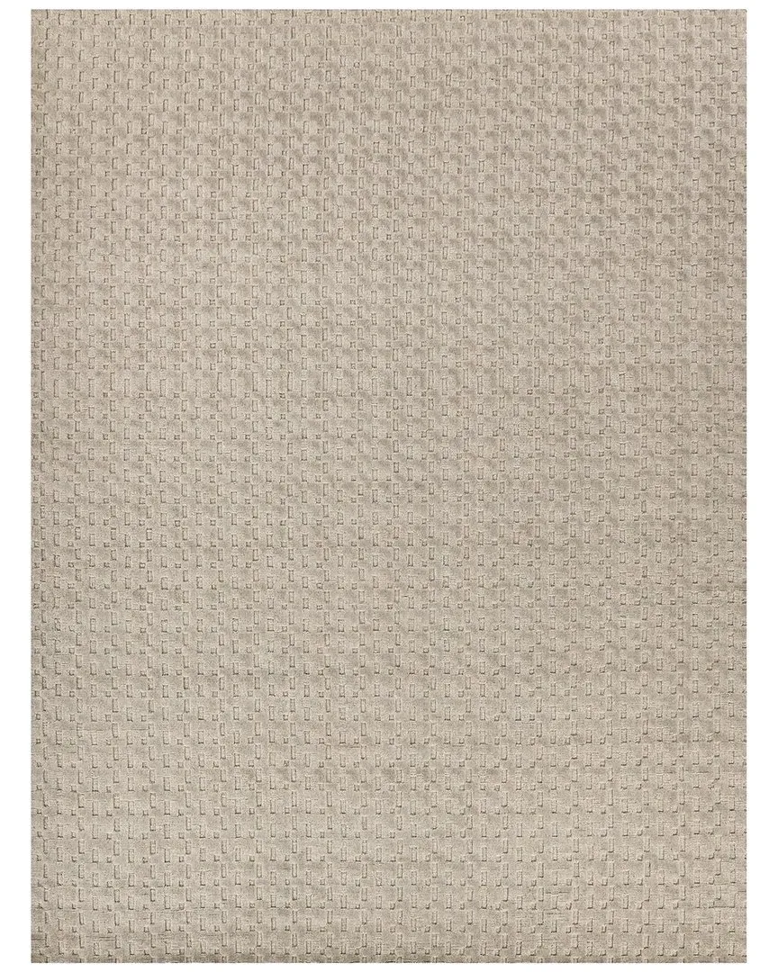 Monroe Silk Hand-Loomed Area Rug - Light Taupe, Bamboo Silk