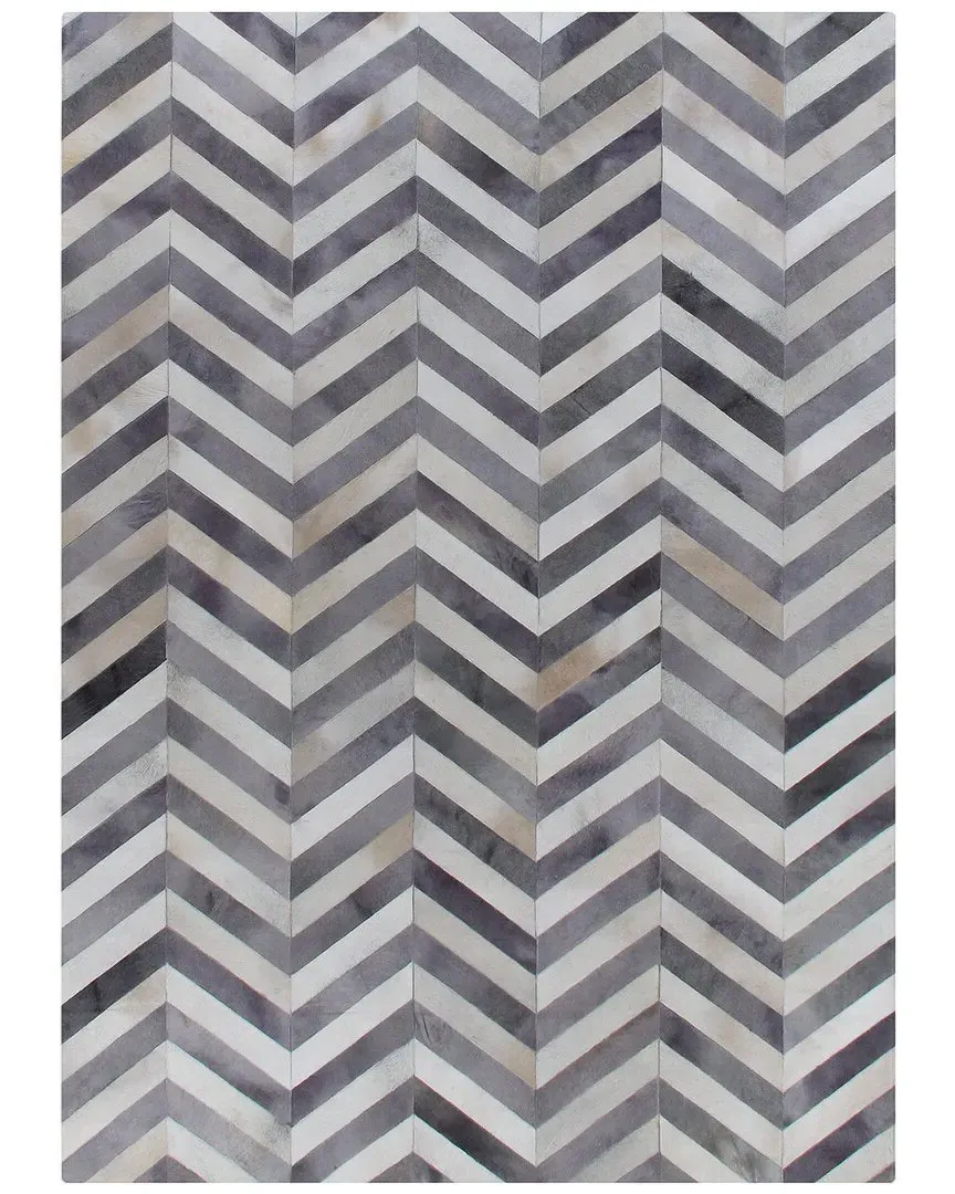 Natural Hide Cowhide Area Rug - Grey