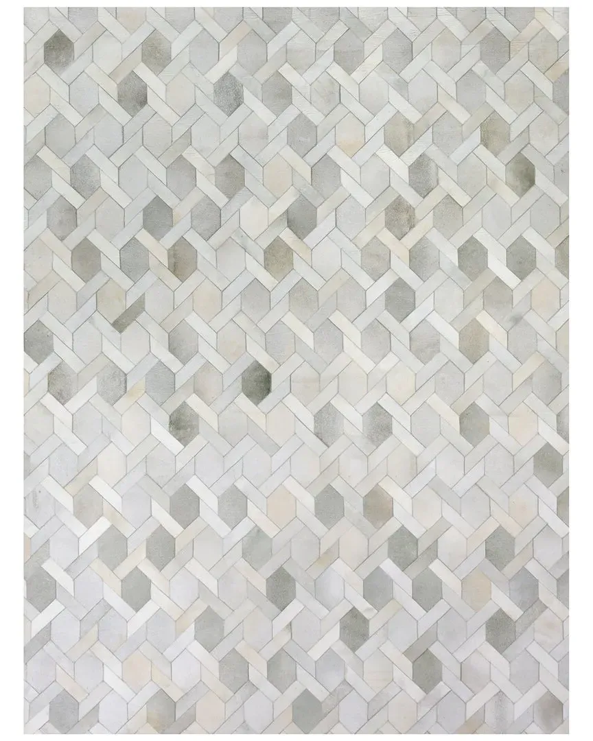 Natural Hide Cowhide Area Rug - Ivory