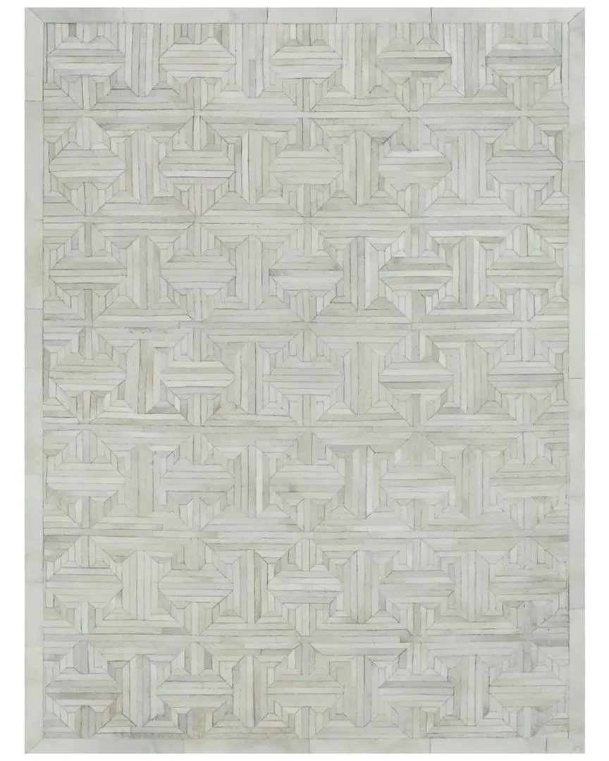 Natural Hide Cowhide Area Rug - Ivory