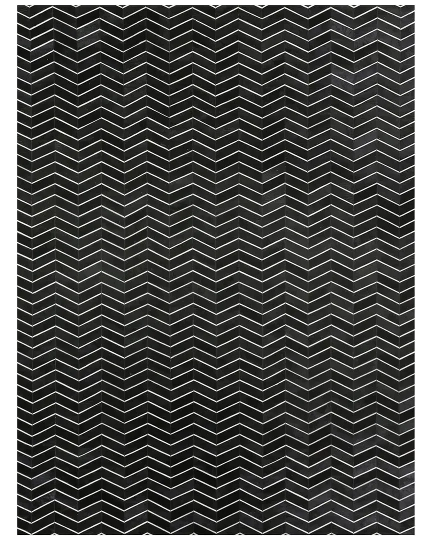 Natural Hide Cowhide Rug - Black image