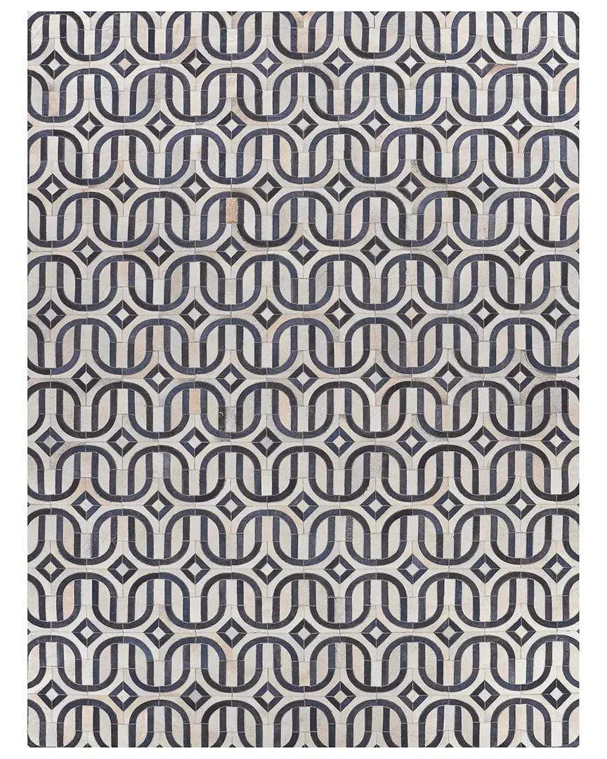 Natural Hide Cowhide Rug - Silver