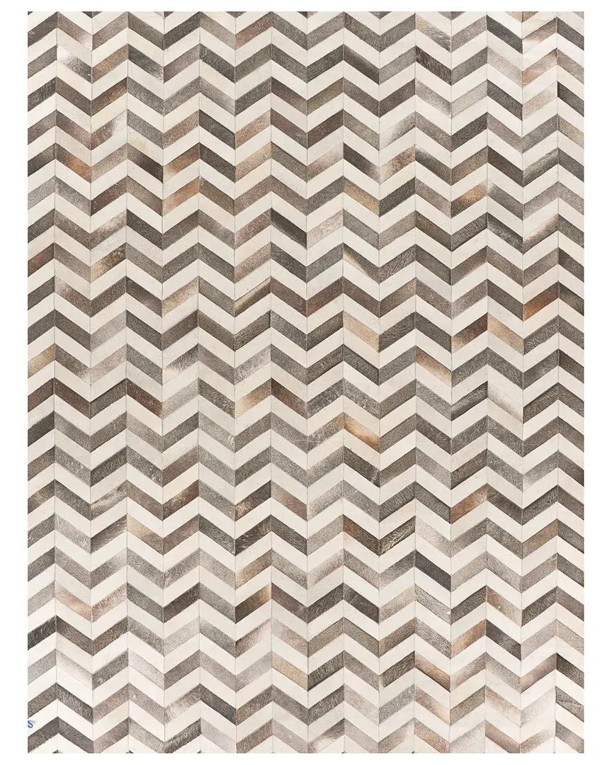 Natural Hide Cowhide Rug - White