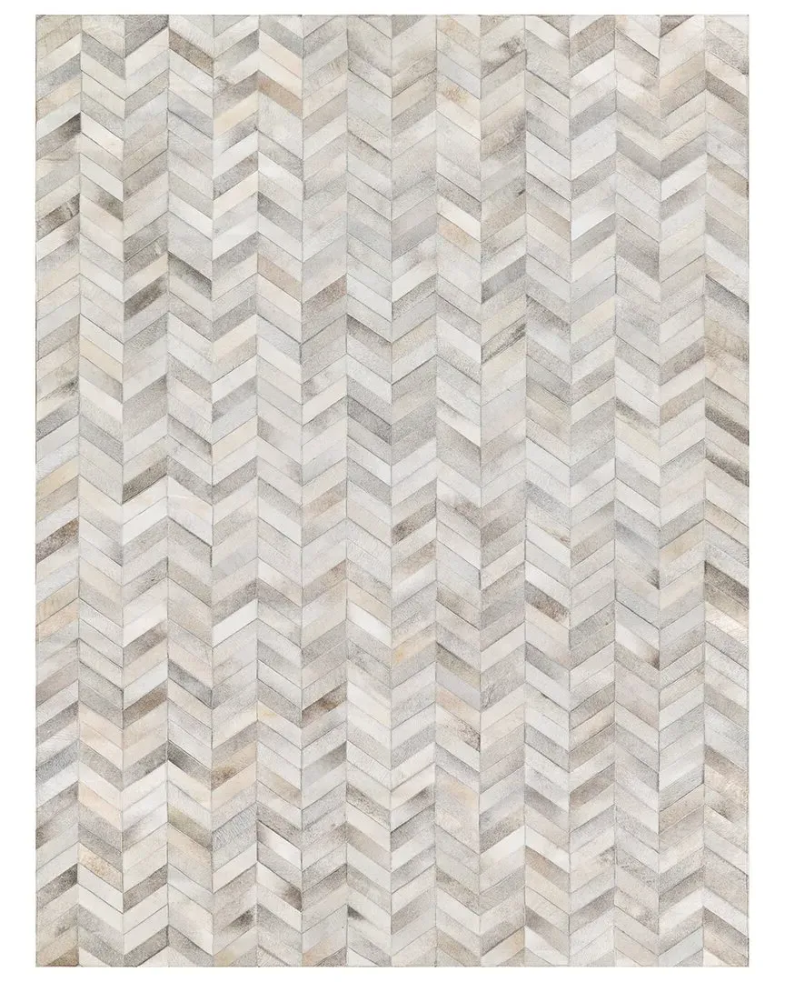 Natural Hide Cowhide Rug - White