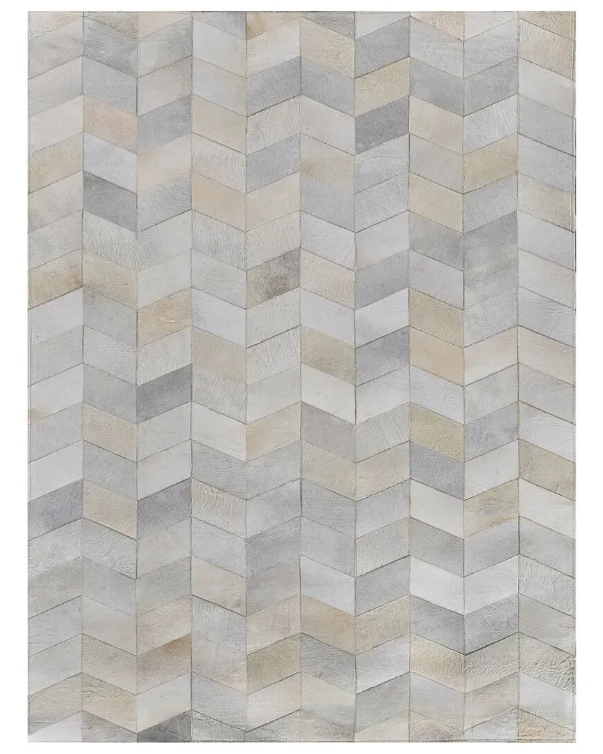 Natural Hide Hand-Tufted Rug - Ivory, Cowhide image