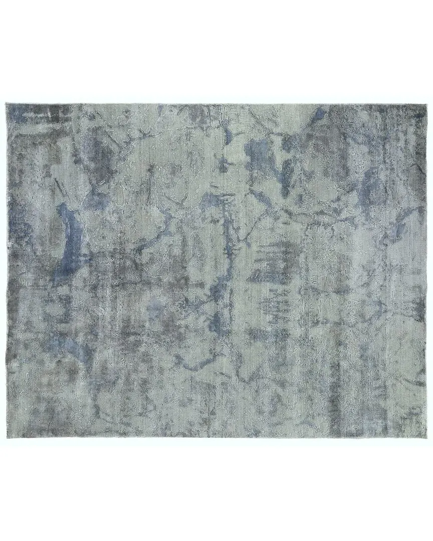 Reflections Hand-Loomed Rug - Gray, Bamboo Silk