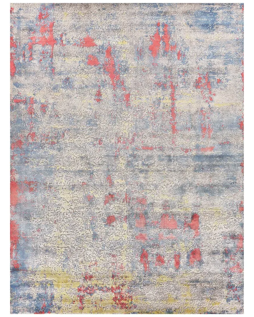 Reflections Hand-Loomed Rug - Ivory, Bamboo Silk image